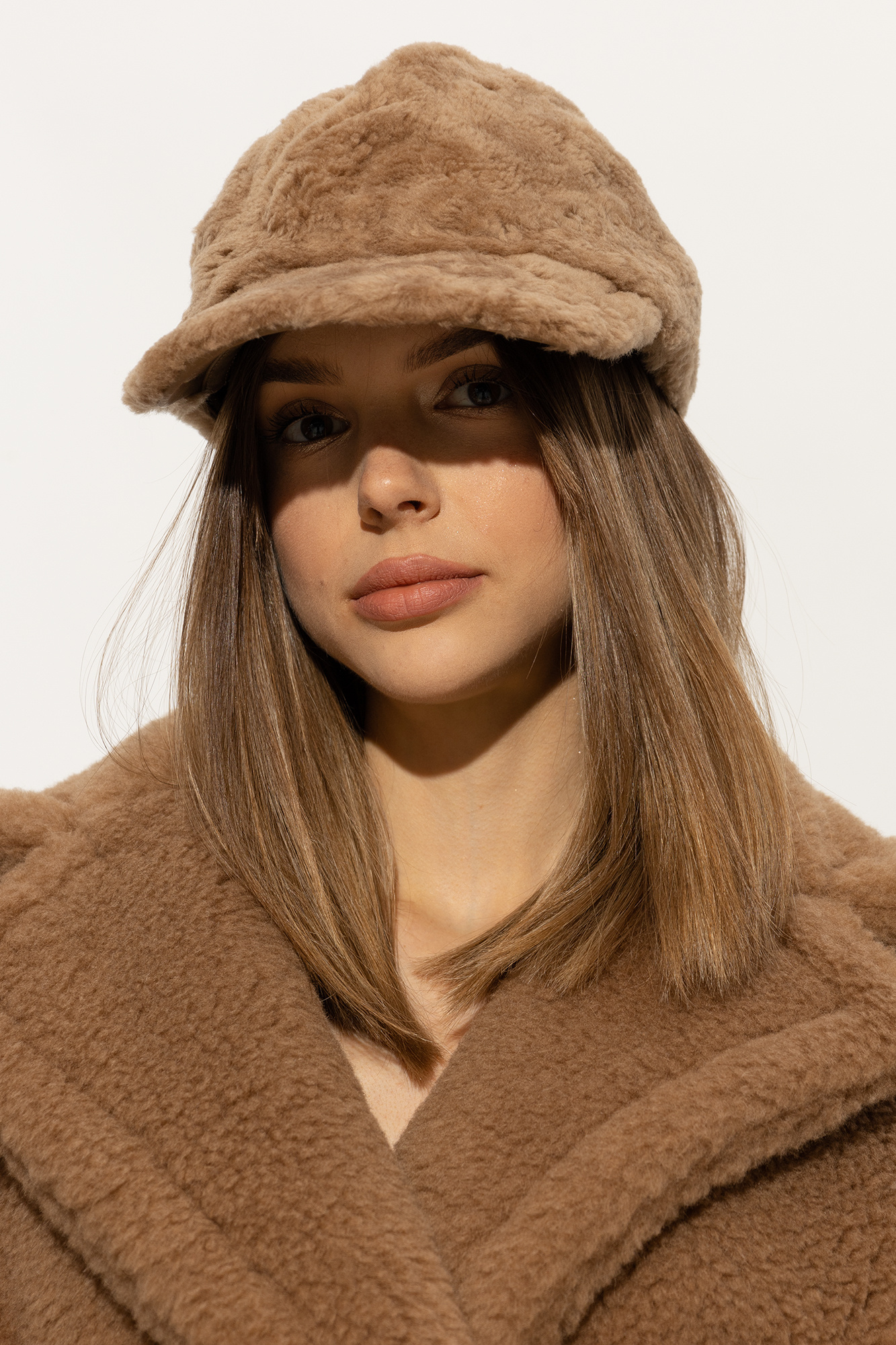 Yves salomon fur sale hat